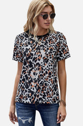 Leopard Print T-Shirt Ins Street